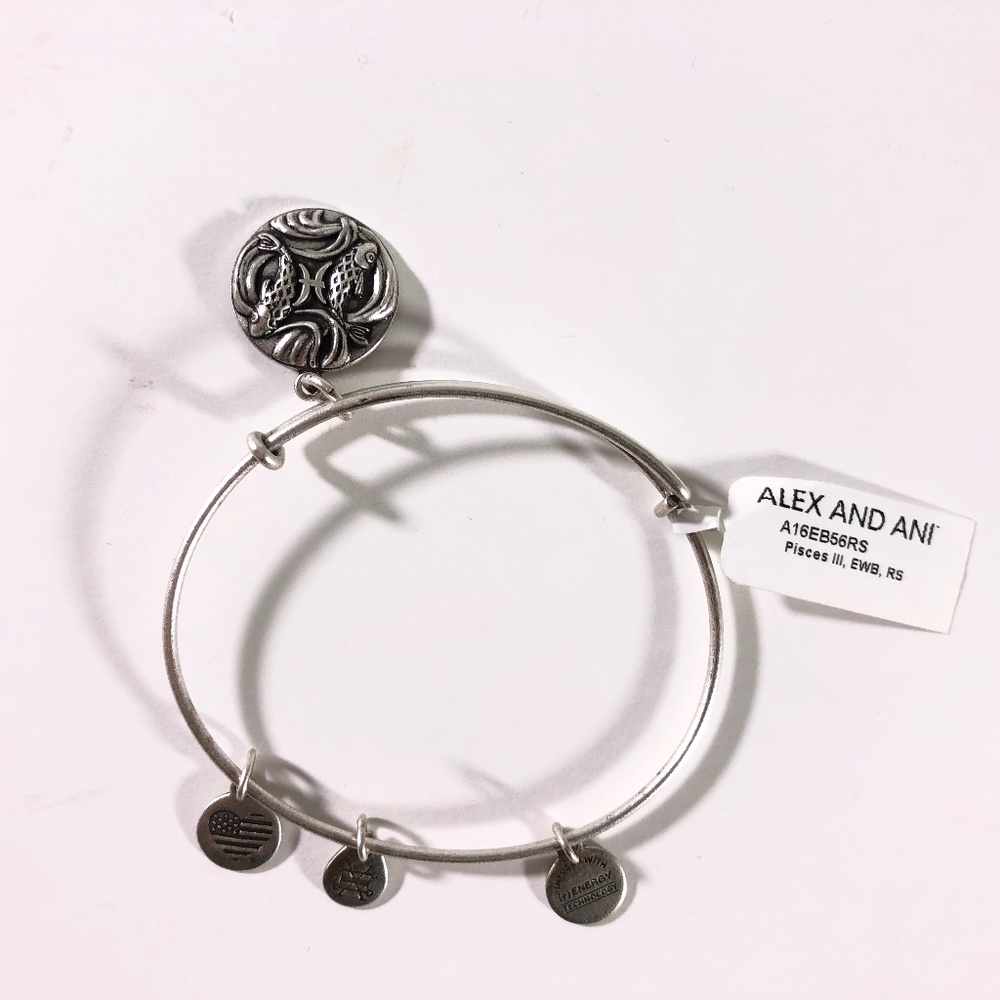 Alex and Ali bracelet , silver pisces new